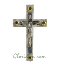 Mother of Pearl Latin Cross 